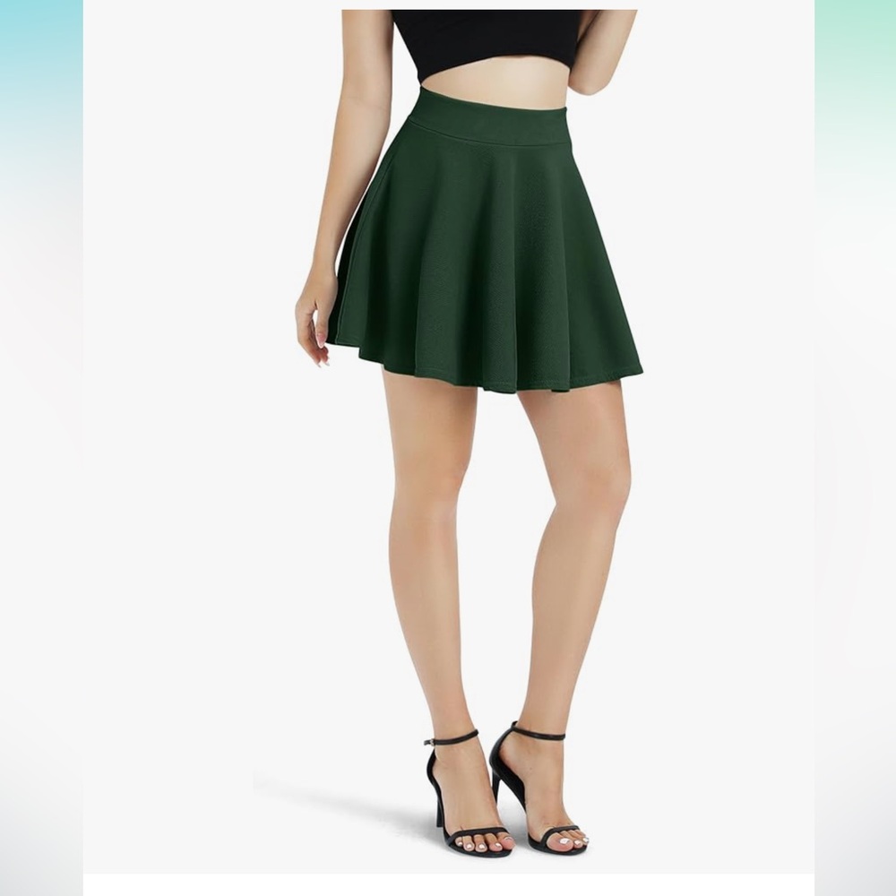 Urban CoCo Green Skater Skirt - Size Medium